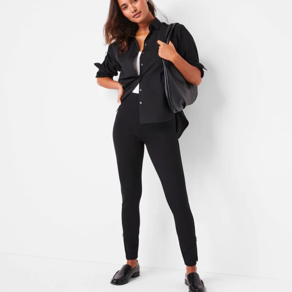 SPANXsupersmooth™ PerfectFit Ponte Zip Legging - Picture 2 of 9
